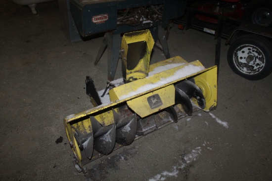 JOHN DEERE SNOW THROWER FIT JD 300 SERIES LAWN