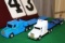 (2) 1/64 FREIGHTLINER SEMIS WITH TRAILERS,