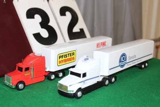 1/64 FORD SEMI WITH TRAILER, ICI SEEDS