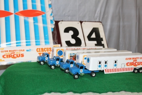 1/64 CLYDE BEATTY COLE BROS. CIRCUS SET OF 4