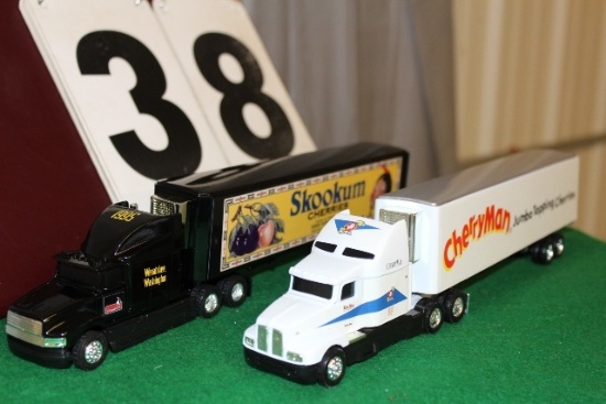 1/64 FORD SEMI WITH TRAILER, SKOOKUM CHERRIES,