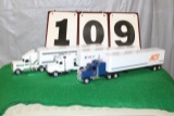 (3) 1/64 SEMIS, FORD, ACT TRANSPORT,