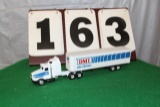 1/64 DMI KENWORTH SEMI, PLASTIC TRAILER, NIB