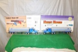 (2) 1/64 MIGHTY MOVERS, FORD WITH TANKERS,