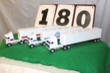 (3) 1/64 MACK SEMIS, REA, QUAKERS FARMS,