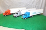 1/64 (2) FREIGHTLINER SEMIS, TIGER LINES INC,