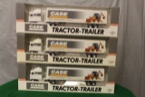 (3) 1/64 CASE TRACTOR - TRAILERS, ALL THE SAME,