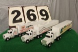 (3) 1/64 FORD SEMIS, AGRIPRO, MCCUBBIN SEED