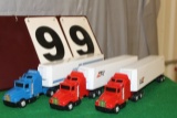 (3) 1/64 KENWORTH SEMIS, FREYMILLER TI,