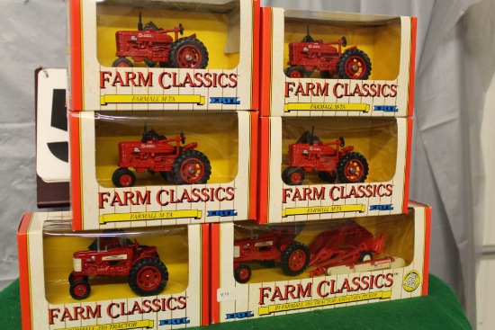 (6) FARM CLASSICS TRACTORS, (4) FARMALL M-TA,