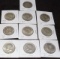 (10) 1964 KENNEDY HALF DOLLARS