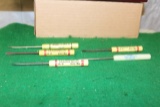 (5) SMALL ADVERTISING SCREWDRIVERS, L & S