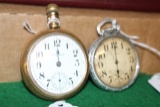 (2) SOUTH BEND POCKET WATCHES