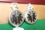 (2) POCKET WATCHES