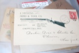 ANTIQUE ENVELOPES RELATING TO FIREARMS