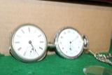 ILLINOIS POCKET WATCH AND ELGIN POCKET WATCH