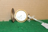 WALTHAM POCKET WATCH MISSING GLASS FACEPLATE