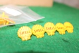 SHELL OIL GOLF BALL MARKERS