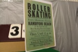 ROLLER SKATING POSTER FOR KANDIYOHI BEACH