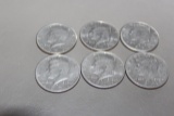 (6) 1971 KENNEDY HALF DOLLARS