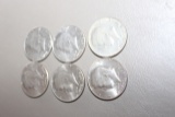 (6) 1776-1976 KENNEDY HALF DOLLARS