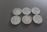 (6) 1776-1976 KENNEDY HALF DOLLARS