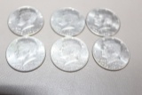 (6) 1776-1976 KENNEDY HALF DOLLARS