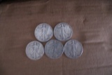 (5) 1927 HALF DOLLARS