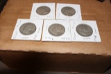 (3) 1961, (2) 1962 BEN FRANKLIN HALF DOLLARS