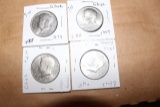 1977, 1979, 1980, 1995 KENNEDY HALF DOLLARS