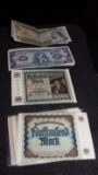 FOREIGN PAPER MONEY FROM CANADA, ECUADOR,