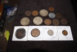 COINS FROM DENMARK, SWEDEN, GREAT BRITAIN,