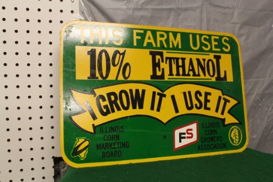 12" X 18" SINGLE SIDED ALUMINUM SIGN, THIS FARM