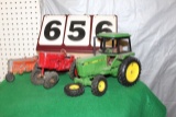 1/16 HUBLEY TRACTOR, 1/16 FARMALL, AND