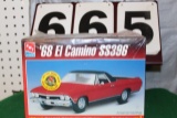 1/25 68 EL CAMINO SS396 MODEL KIT, NEW IN BOX