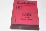 FARMALL 450 DIESEL OWNERS MANUAL