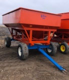 KILLBROS GRAVITY BOX, APPROX 250 BU  ON KILLBROS GEAR