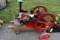 Galloway Air Cooled 1 3/4HP Gas Engine, Wheel Barrow Cart, Restored, SN:94411