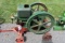 John Deere 1.5HP Gas Engine, Older Restoration, On Steel Wheel Cart, Has Mag, SN:325997
