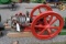 Big Chief 1.5Hp Air Cooled Gas Engine, Restored, Enclosed Govenor, ING Needs Batt, Oiler, SN:47777