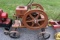 Rock Island  2HP Gas Engine, Restored, On Steel Wheel Cart, Ignition Restored, Oiler, SN:63470