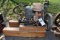 Gray 2 Cylinder Boat Motor, Restored, Motor Free, Plugs,