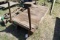 36''x71'' Railroad Cart On Casters, Deck Is Bad