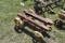 Steel Wheel Engine Cart 48'' Long