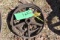 (2) Steel Casters