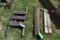 (3) Sets Of wood Frames For Engine Carts