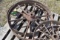 (2) Horse Mower Wheels, Cast Iron