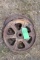 (2) Steel Wheels