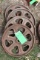 (4) Steel Wheels