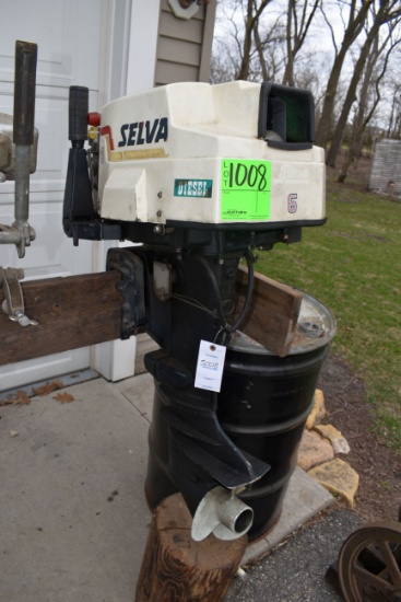 Selva Diesel Boat Motor, No.6,